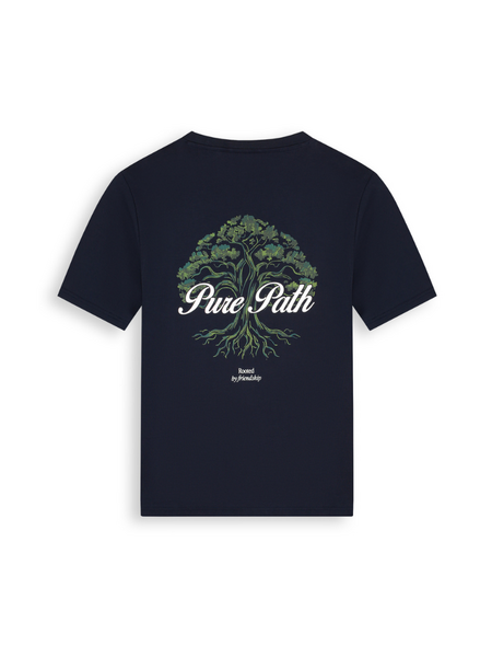 Pure Path Pure Path Rooted Tree T-shirt - Dark Navy