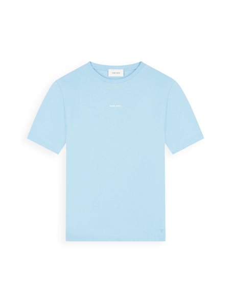 Pure Path Pure Path Essential Logo T-shirt - Sky Blue