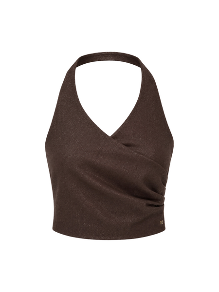 Nikkie Nikkie Anou Halter top - Chocolate Torte