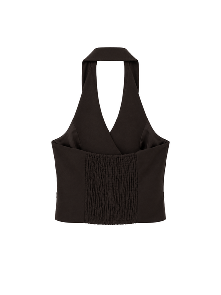 Nikkie Nikkie Alani Waistcoat - Chocolate Torte
