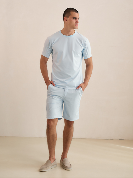 TriaD'oro Travel Short - Licht Blauw