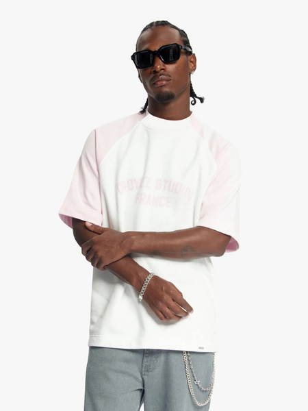 Croyez Croyez Studios Raglan T-Shirt - White Croyez Studios Raglan T-Shirt - White