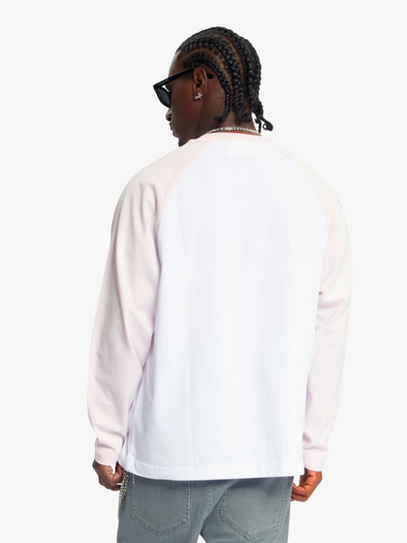 Croyez Fraternité Raglan Longsleeve - White Croyez Croyez Fraternité Raglan Longsleeve - White