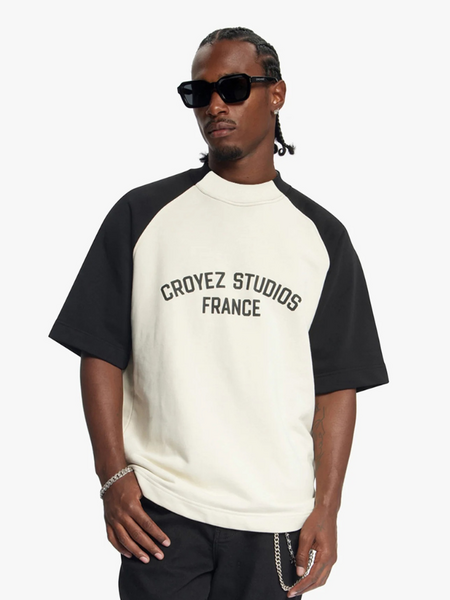 Croyez Croyez Studios Raglan T-Shirt - Light Beige Croyez Studios Raglan T-Shirt - Light Beige