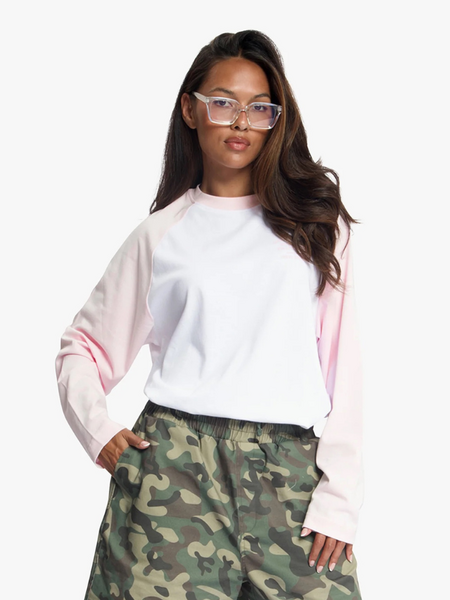 Croyez Women Fraternité Raglan Longsleeve - White