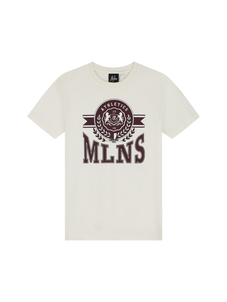 Malelions Malelions Kids Relaxed Crest T-Shirt - Off-White