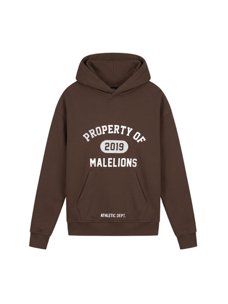 Malelions Malelions Kids Relaxed Property Hoodie - Brown