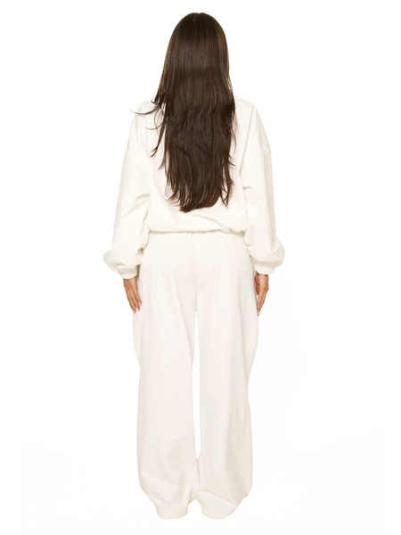 La Sisters La Sisters LA Official Embroidered Track Pants - White