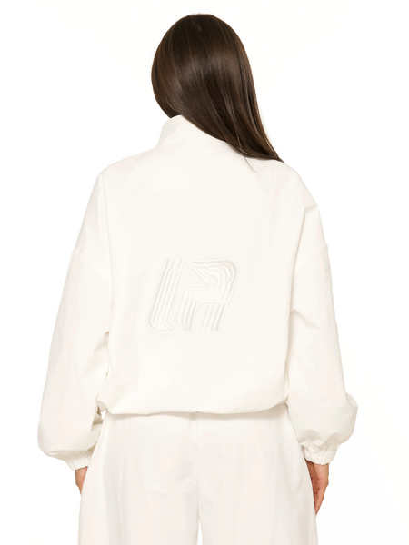 La Sisters La Sisters LA Official Embroidered Zip Up Jack - White