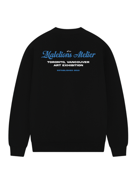 Malelions Malelions University Sweater - Black Malelions University Sweater - Black