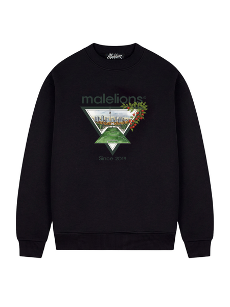 Malelions Athletic Garden Sweater - Black Malelions Malelions Athletic Garden Sweater - Black