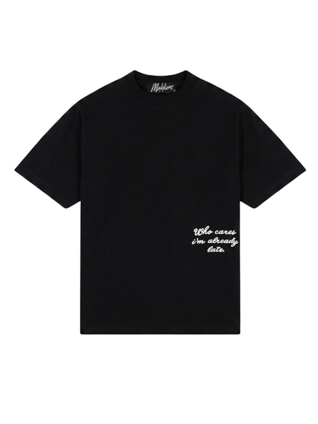 Malelions Already Late T-Shirt - Black Malelions Malelions Already Late T-Shirt - Black
