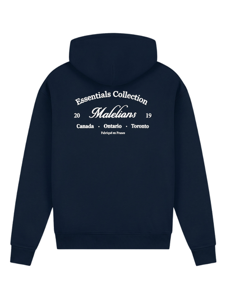 Malelions Malelions Marina Zip Hoodie - Navy