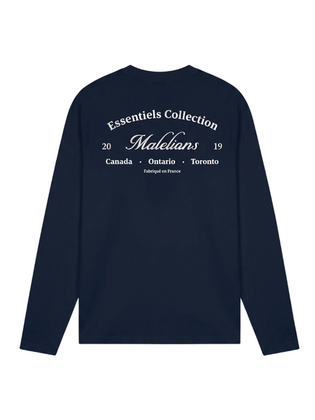 Malelions Marina Longsleeve T-Shirt - Navy Malelions Malelions Marina Longsleeve T-Shirt - Navy