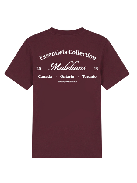 Malelions Marina T-Shirt - Burgundy Malelions Malelions Marina T-Shirt - Burgundy