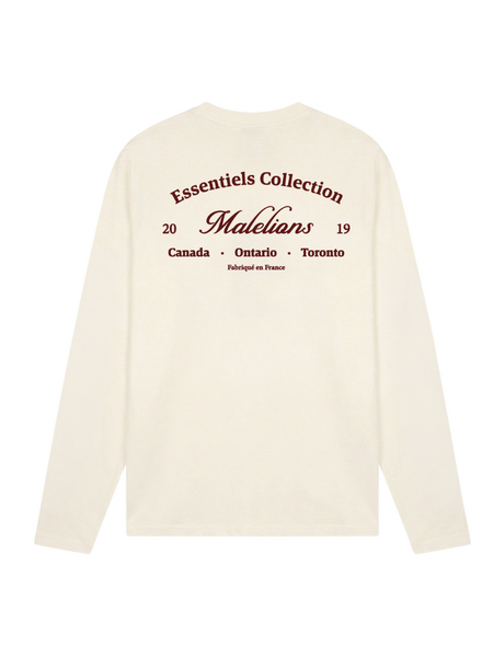 Malelions Marina Longsleeve T-Shirt - Off-White Malelions Malelions Marina Longsleeve T-Shirt - Off-White