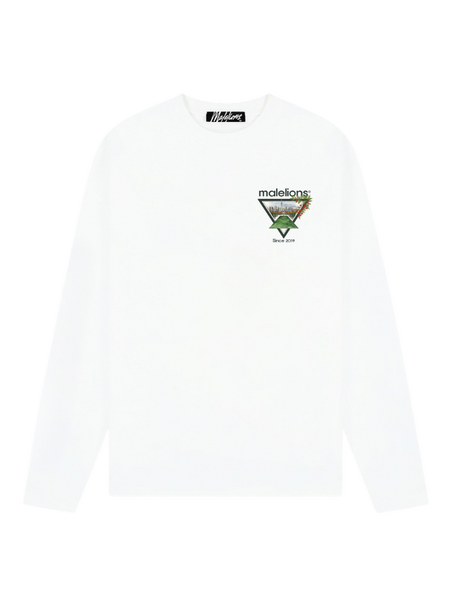Malelions Athletic Garden Longsleeve - White Malelions Malelions Athletic Garden Longsleeve - White