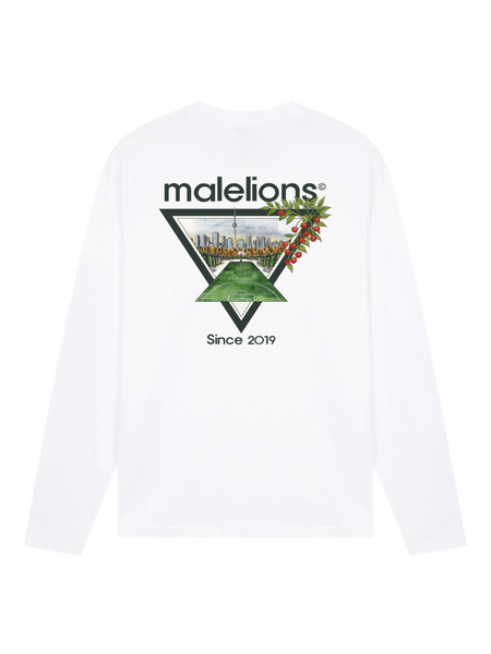 Malelions Athletic Garden Longsleeve - White Malelions Malelions Athletic Garden Longsleeve - White