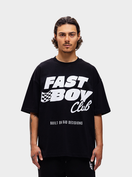 Label Garment Label Garment Fast Boy Tee - Black