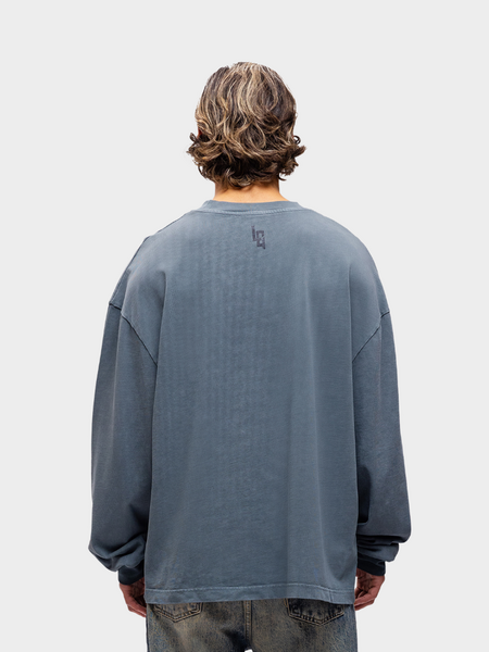 Label Garment Fast Boy Longsleeve - Washed Grey Label Garment Label Garment Fast Boy Longsleeve - Washed Grey
