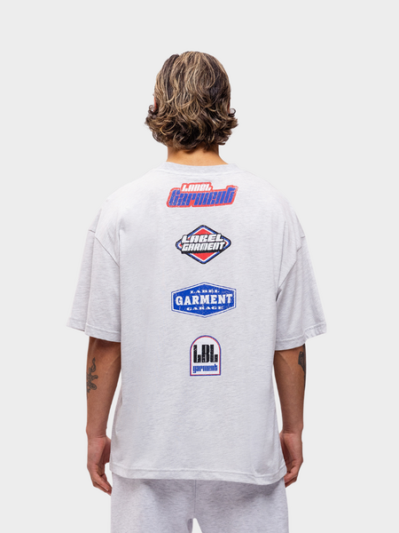 Label Garment Label Garment No Rules Tee - Heather Grey