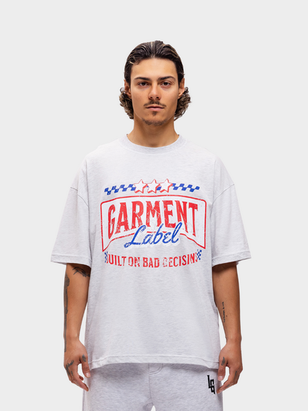 Label Garment No Rules Tee - Heather Grey
