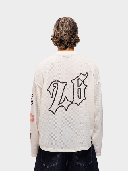 Label Garment Pitlane Jersey Longsleeve Top - Off White Label Garment Label Garment Pitlane Jersey Longsleeve Top - Off White