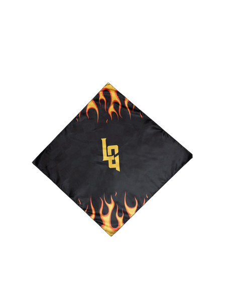 Label Garment Fast Boy Satin Scarf - Black