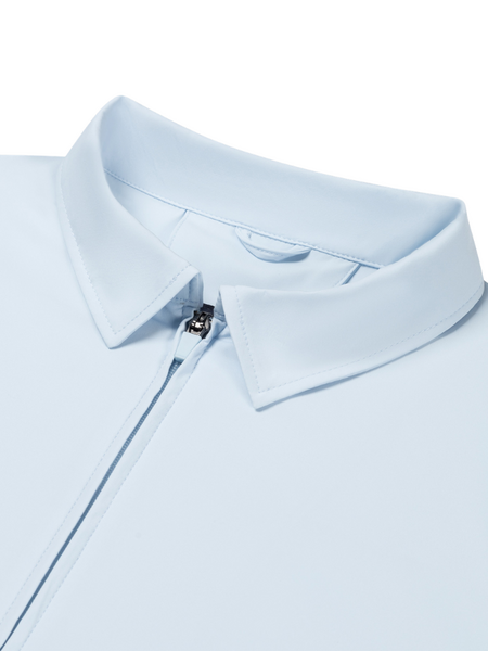 TriaD'oro Jacket with Collar - Light Blue TriaD'oro TriaD'oro Jacket with Collar - Light Blue