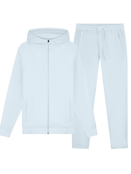 TriaD'oro TriaD’oro Tracksuit Hood Jacket Combi-set - Light Blue TriaD’oro Tracksuit Hood Jacket Combi-set - Light Blue