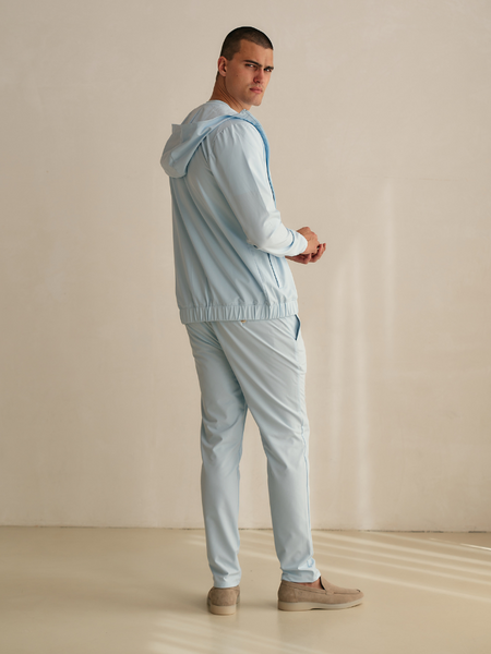 TriaD'oro Pantalon Elastical Waistband - Light Blue TriaD'oro TriaD'oro Pantalon Elastical Waistband - Light Blue