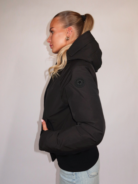 Airforce Women Bomber Jacket - True Black Airforce Airforce Women Bomber Jacket - True Black
