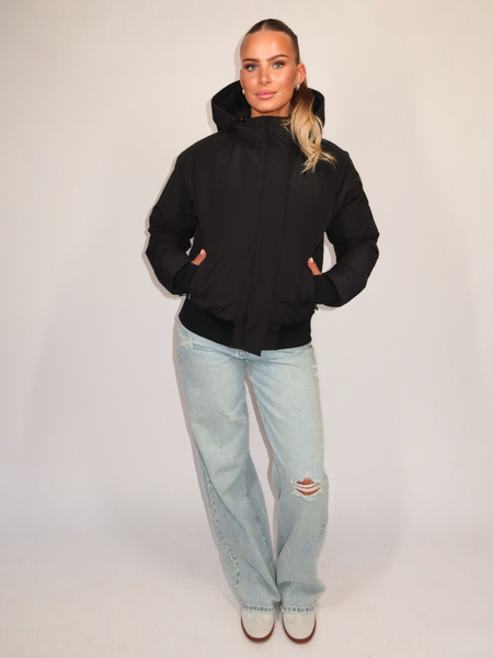 Airforce Women Bomber Jacket - True Black Airforce Airforce Women Bomber Jacket - True Black