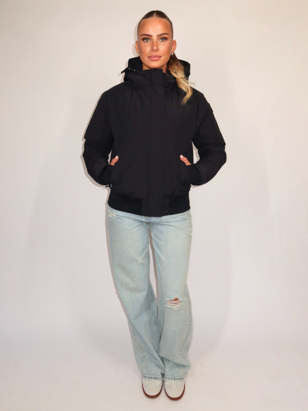 Airforce Women Bomber Jacket - Dark Navy Airforce Airforce Women Bomber Jacket - Dark Navy