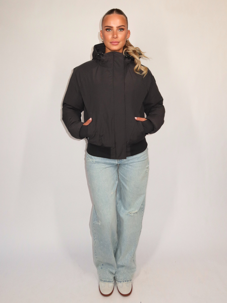 Airforce Airforce Women Bomber Jacket - Gun Metal