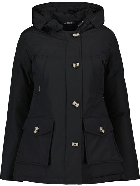 Airforce Women 4 Pocket Parka - True Black Airforce Airforce Women 4 Pocket Parka - True Black