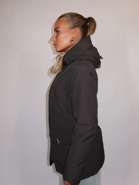Airforce Women 4 Pocket Parka - Gun Metal Airforce Airforce Women 4 Pocket Parka - Gun Metal