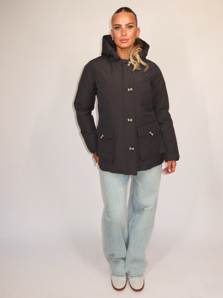 Airforce Women 4 Pocket Parka - Gun Metal Airforce Airforce Women 4 Pocket Parka - Gun Metal