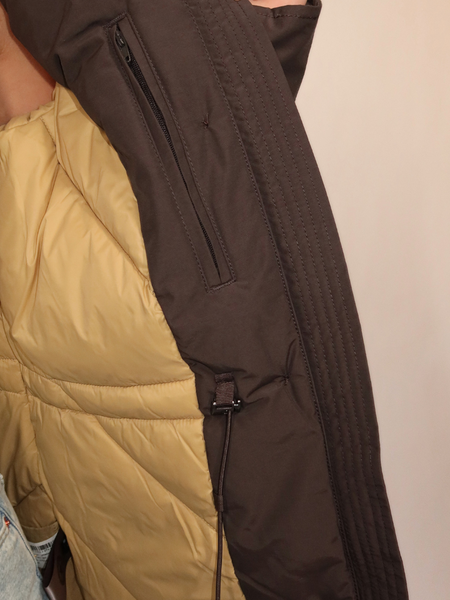 Airforce Women 4 Pocket Parka - Dark Coffee Airforce Airforce Women 4 Pocket Parka - Dark Coffee