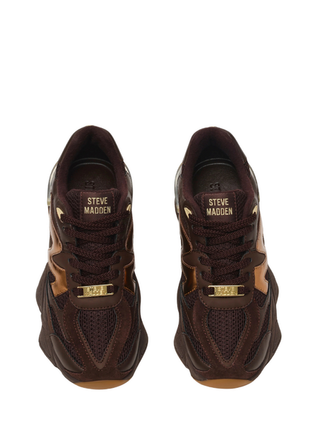 Steve Madden Speeder Sneaker - Chocolate Brown Steve Madden Steve Madden Speeder Sneaker - Chocolate Brown