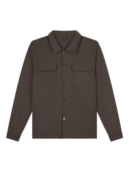 TriaD'oro TriaD'oro Riviera Overshirt - Brown TriaD'oro Riviera Overshirt - Brown