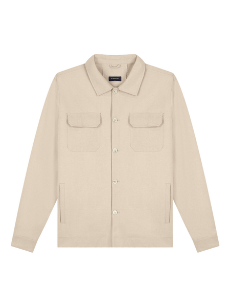 TriaD'oro TriaD'oro Riviera Overshirt - Beige TriaD'oro Riviera Overshirt - Beige