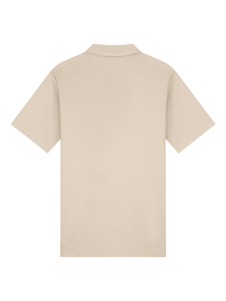 TriaD'oro Riviera Buttoned Polo - Beige TriaD'oro TriaD'oro Riviera Buttoned Polo - Beige
