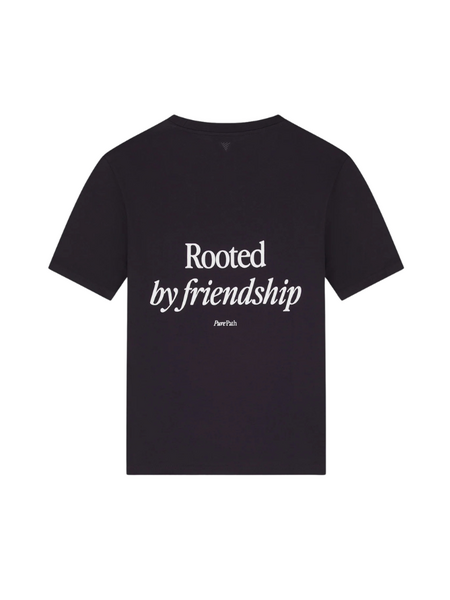 Pure Path Rooted By Friendship T-shirt - Dark Brown Pure Path Pure Path Rooted By Friendship T-shirt - Dark Brown