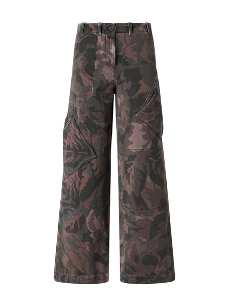 Pinko Haiku Trousers - Green/Black Multi-Color Pinko Pinko Haiku Trousers - Green/Black Multi-Color