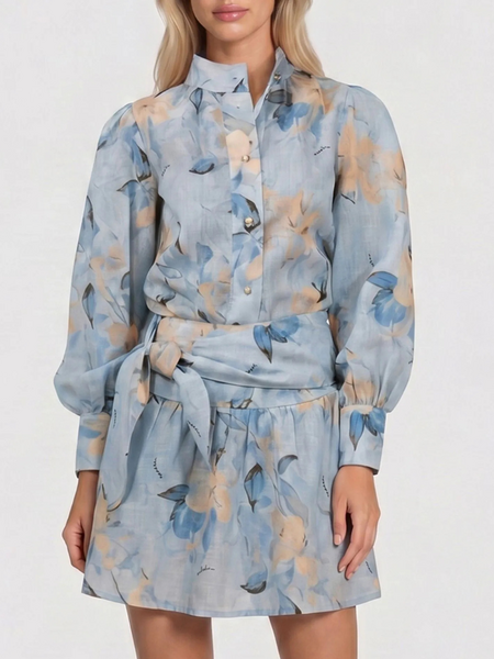 Nikkie Avalon Blouse - Frozen Blue Nikkie Nikkie Avalon Blouse - Frozen Blue
