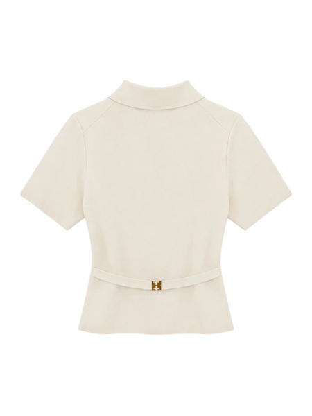 Fifth House Polly Top - White/Gold Fifth House Fifth House Polly Top - White/Gold
