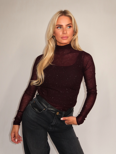 Pinko Moss Sweater - Violet Perfect Plum Pinko Pinko Moss Sweater - Violet Perfect Plum