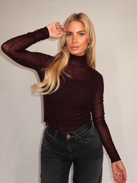 Pinko Moss Sweater - Violet Perfect Plum Pinko Pinko Moss Sweater - Violet Perfect Plum