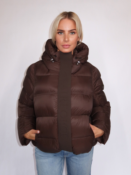 Airforce Airforce Women Kaia Jacket - Dark Coffee Airforce Women Kaia Jacket - Dark Coffee